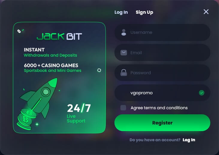 How to Claim the Jackbit Promo Code